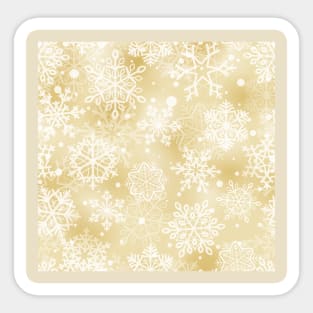 Snowflakes pattern Sticker